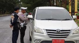 Razia gabungan 34 kendaraan dinas Ditangkap 