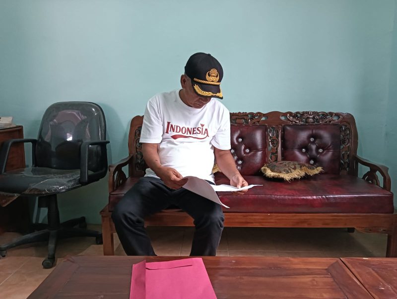 Kades tambang baru amin terima surat laporan masyarakat soal debu