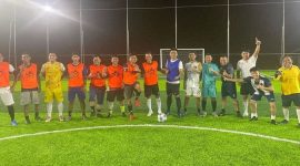 Sempat Tertinggal, Dewan Lega Menangkan Laga Persahabatan Versus Wartawan
