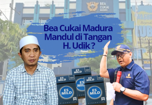 Adu kekuatan Ketua Paguyuban Pengusaha Rokok (PR) Kabupaten Sumenep, H. Sofwan Wahyudi, vs Bea Cukai Madura