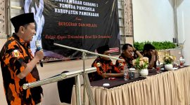 Surahmat selaku Ketua terpilih MPC Pemuda Pancasila Pamekasan Periode 2024-2029.