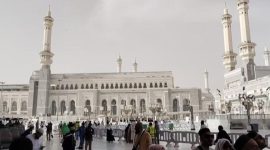 Foto ilustrasi saat jamaah melaksanakan ibadah haji 