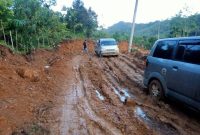 Jalan Kabupaten Merangin ruas jalan Kibul Gaol Kecamatan Tabir Barat 