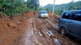 Jalan Kabupaten Merangin ruas jalan Kibul Gaol Kecamatan Tabir Barat 