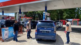 Polres Merangin pantau kegiatan pengisian di SPBU di wilayah Merangin 