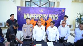 Pers rilis Ditreskrimsus Polda Jambi Tangkap Pelaku Transaksi Emas Ilegal, 