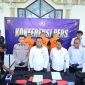 Pers rilis Ditreskrimsus Polda Jambi Tangkap Pelaku Transaksi Emas Ilegal, 