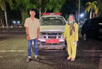 Supir ambulan puskesmas tabir ulu habis Maulana bersama rekan wanitanya / foto - Sarpandi 
