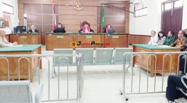 Sidang lanjutan gugatan CLS kali ini dihadiri seluruh tergugat di PN Tebo/foto: dok jambiprima.com