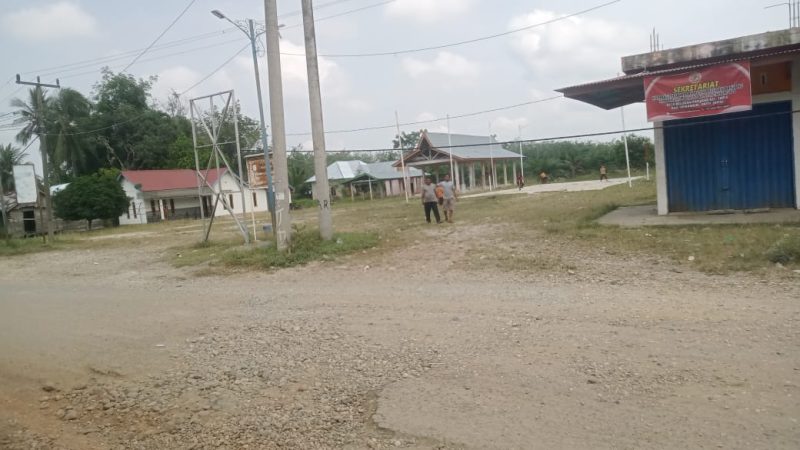 Rencana lokasi Pasar malam RT 03 desa Beluran Panjang 