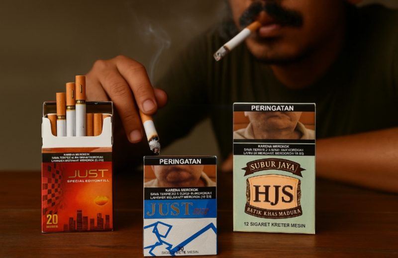 Varian rokok bodong dan berpita yang bermuara dari Desa Tentenan Barat, diduga milik HJS