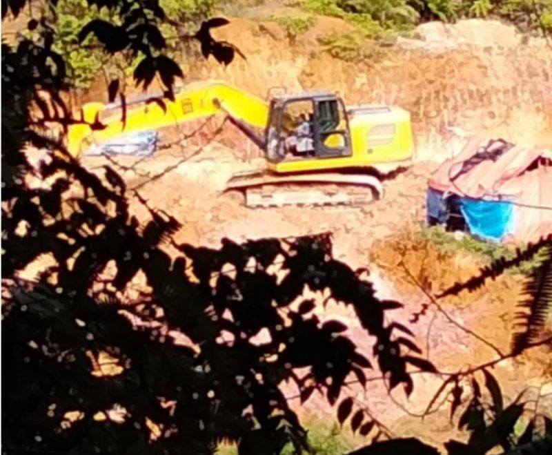Kades sekancing main tambang ilegal dusun gubernur 