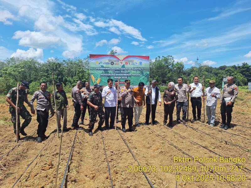 Kapolsek Bangko dan pemerintah Daerah 