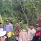 (PS) Hakim PN Tebo cek lokasi tanah yang disengketakan oleh penggugat dan tergugat di desa Sukadamai/foto: dok jambiprima.com