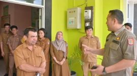 Kebersihan Dinkes Dibawa 50 Persen saat bupati Merangin sidak
