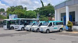 Kendaraan listrik milik pemerintah kota Jambi mulai dioperasikan secara gratis untuk masyarakat.