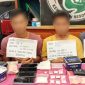 Poto tersangka narkoba saat diamankan polisi tebo
