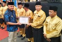 Lurah Sungai Bengkal Raih Penghargaan Atas Respon Cepat dari bupati tebo
