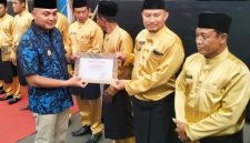 Lurah Sungai Bengkal Raih Penghargaan Atas Respon Cepat dari bupati tebo