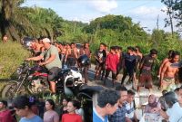 Tampak Suku Kubu dari pihak Roni bersiap melakukan penyerangan