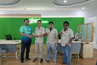 Pengurus Serikat Media Siber Indonesia (SMSI) Kabupaten Tebo menerima Kartu BPJS Ketenagakerjaan Secara Simbolis