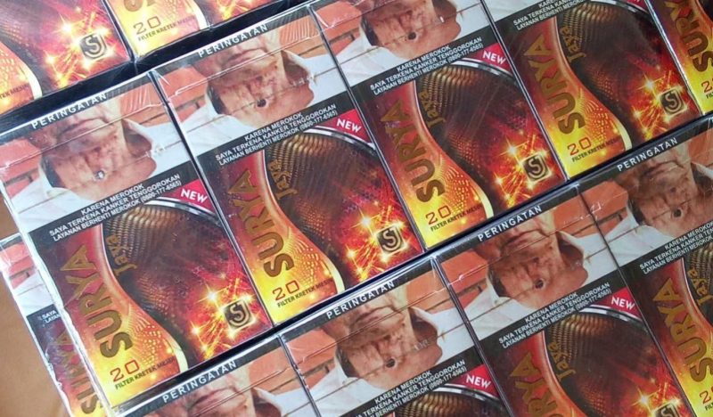 Rokok Surya Jaya yang kini semakin gencar beredar di Madura, geser rokok bodong legend