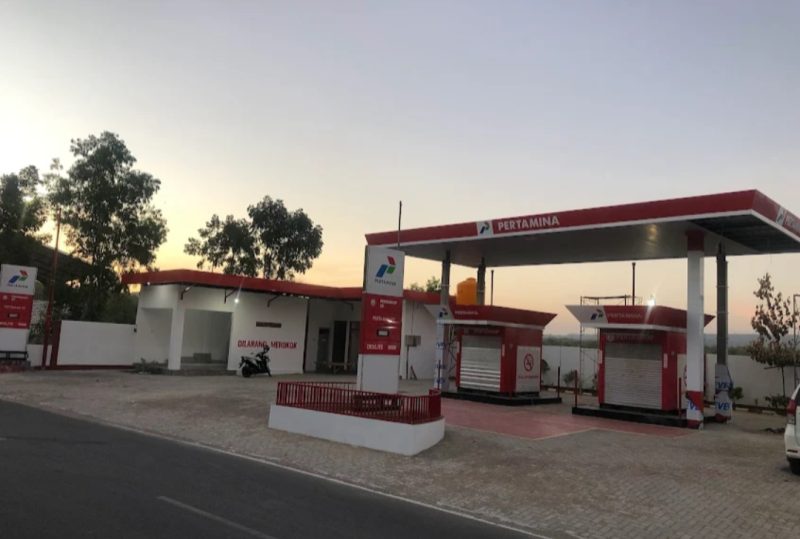 lokasi Pertashop yang diduga oplos BBM
