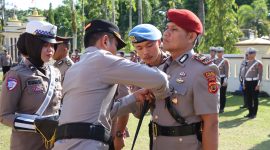 Foto Kasat Reskrim iptu eka putra saat terima serah jabatan 