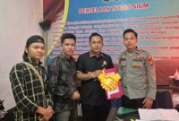 Aliansi Pemuda Merangin (APM) laporkan dugaan penyimpangan yang tertuang dalam Audit BPK ke Polres Merangin