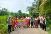 Polsek tabir buat himbauan larangan peti