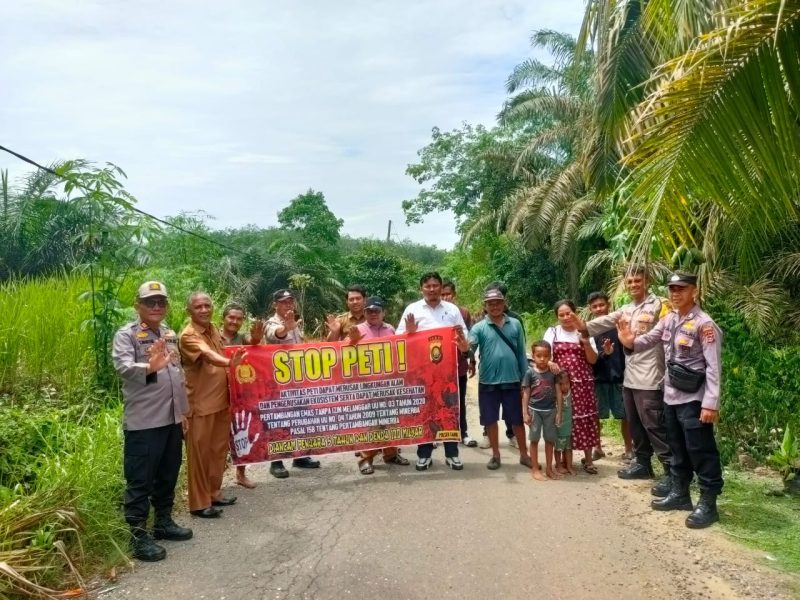 Polsek tabir buat himbauan larangan peti