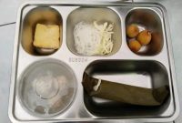 Menu MBG yang dinilai kurang layak