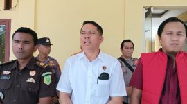 Kanit Reskrim Polsek Tabir didampingi pihak kejaksaan Merangin dalam rekonstruksi kasus pembunuhan 