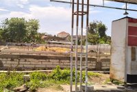 lokasi pembangunan mini soccer di Jl. Stadion Pamekasan diduga gunakan material galian C ilegal