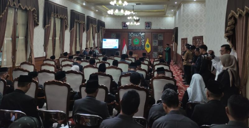 Pelantikan dan Pengukuhan Serta Pengambilan Sumpah Jabatan Pimpinan Tinggi Pratama di Lingkungan Pemkab Pamekasan, Selasa (18/11/2025)