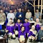 Mahasiswa Psikologi Universitas Trunojoyo Madura saat melaksanakan Pengadian masyarakat di Desa Ujung Piring Bangkalan.