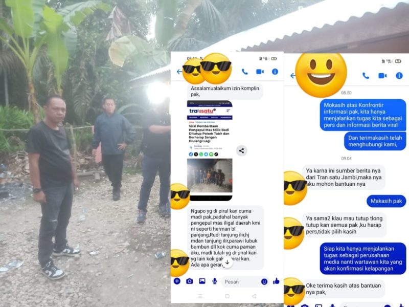 Polisi sektor Tabir tutup usaha milik madi karena ilegal 