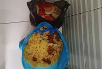 Menu MBG yang dibuang oleh siswa di SDN Bujur Timur 2 Kec. Batumarmar Pamekasan.