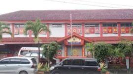 Tampak depan Rutan Kota Agung Kabupaten Tanggamus