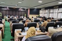 Suasana Audiensi LP3 dengan Komisi II DPRD Pamekasan yang dihadiri beberapa instansi terkait