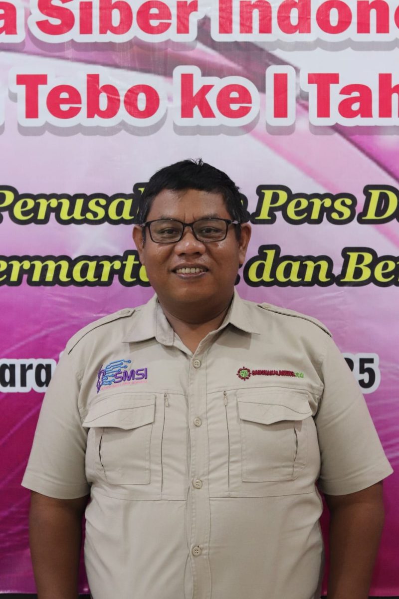 Adlinsyah,.SH, Pengurus    Serikat Media Siber Indonesia (SMSI) Kabupaten Tebo