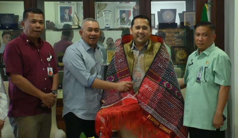 Bupati Merangin Syukur disambut sekda Sumut 