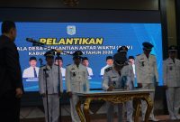 Bupati Merangin Lantik 6 PAW kades