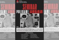 Pamflet seminar poligami anggaran.