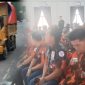 Tampak mobil batu bara melintas jalan Sumatera mengambil badan jalan hingga membuat pengendara was untuk melewati Poto pemuda Pancasila audensi bersama pemerintah 