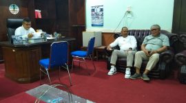 Sahrir, Aktivis Tebo di Kantor Dinas Lingkungan Hidup dan Perhubungan Tebo. (ARD)