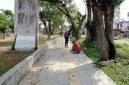 Pekerjaan proyek RTH taman kota masih tetap dilanjutkan 