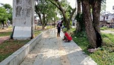 Pekerjaan proyek RTH taman kota masih tetap dilanjutkan 