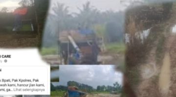 Foto Sabtu 2 Agustus 2925 lubung padi dan kerusakan sawah / dokumentasi transatu.id