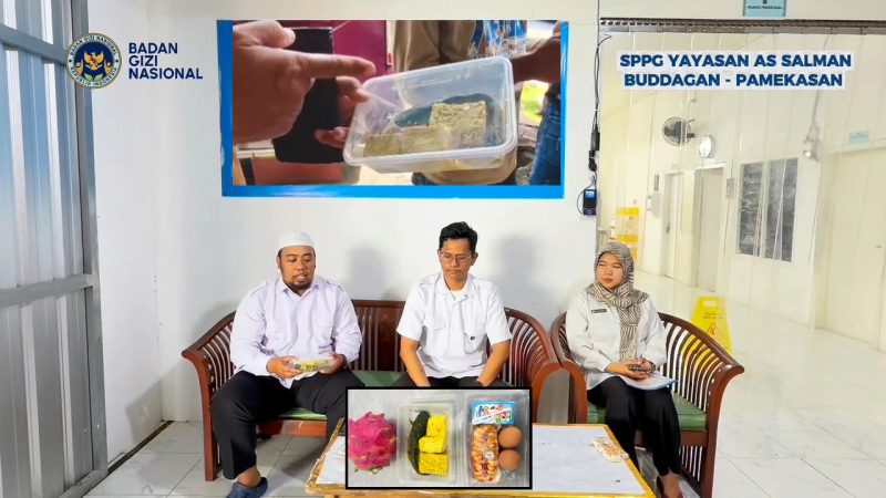 SPPG As-Salman mengklarifikasi soal penolakan MBG oleh pihak SMAN 2 Pamekasan, Senin (9/3/2026).